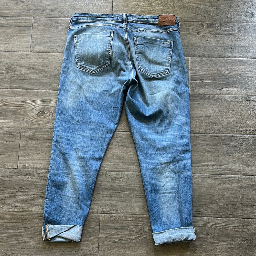 Zara Light Blue Boyfriend Jeans - Picture 5 of 6
